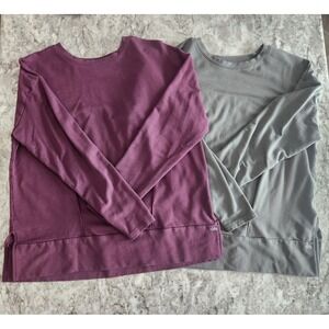 Zuda Womens Top Sz S Lot Of 2 Maroon & Green